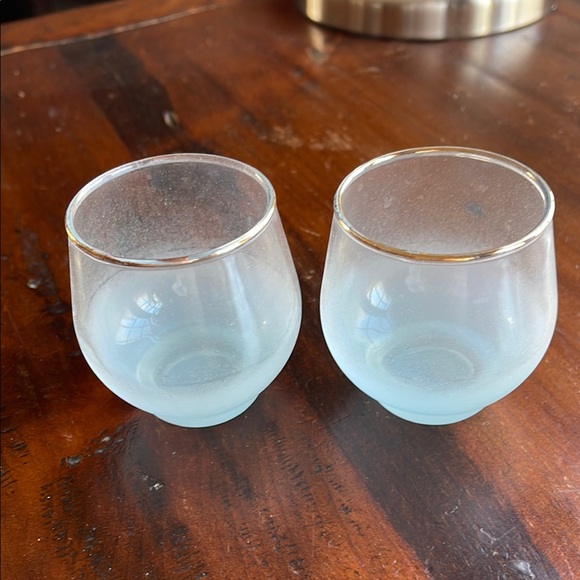 Vintage Blenko Elegant Frosted Glass Tumblers